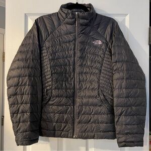 The North Face Women’s Tonnerro Quilted Goose Down Jacket Rabbit Grey Medium